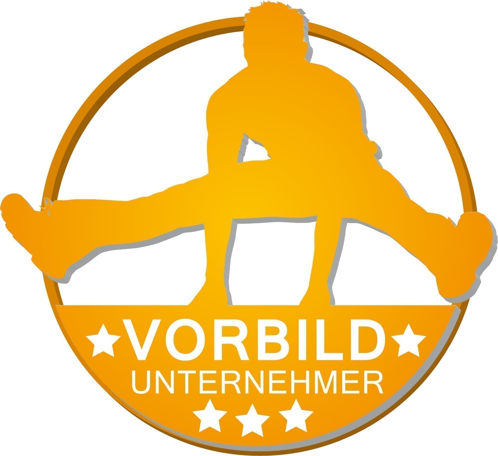 Vorbild Unternehmer Logo, Auszeichnung Gold